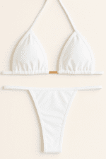 Biquíni de fita conjunto (Branco) - Imagem 2
